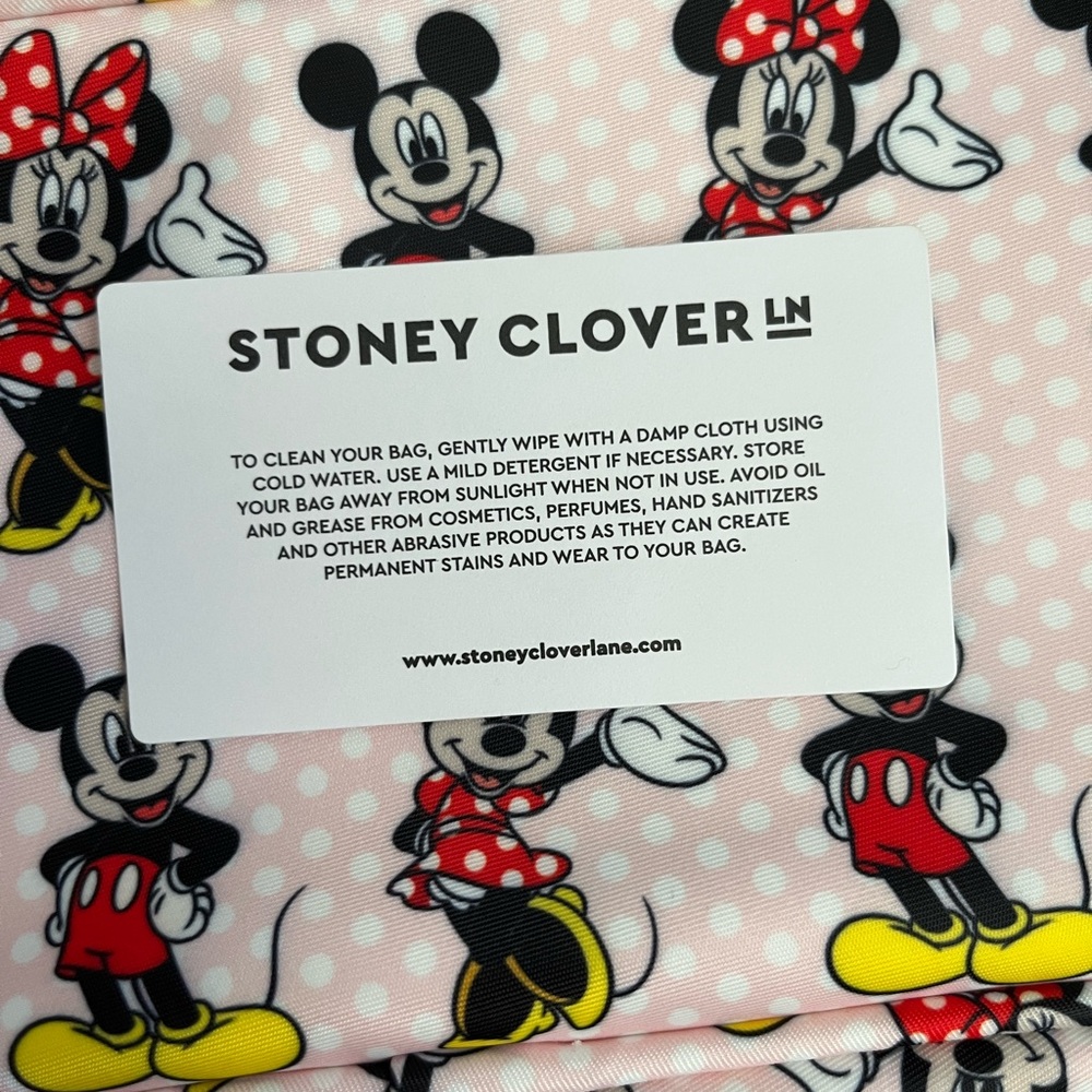 Brand New Stoney Clover Lane Disney’s Minnie and Mickey Cosmetic Bag - Picture 8 of 16